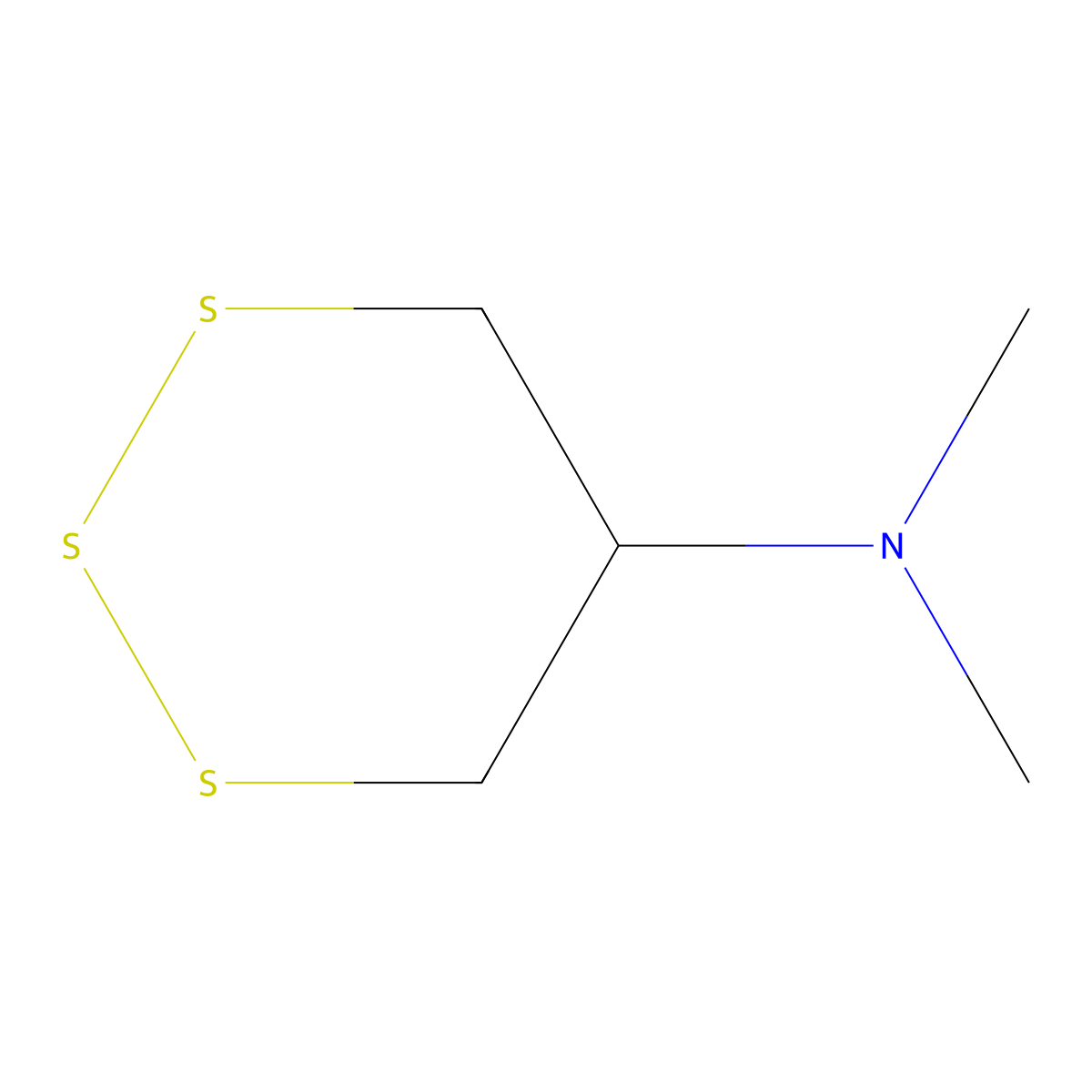 Thiocyclam molecular structure, CAS 31895-21-3