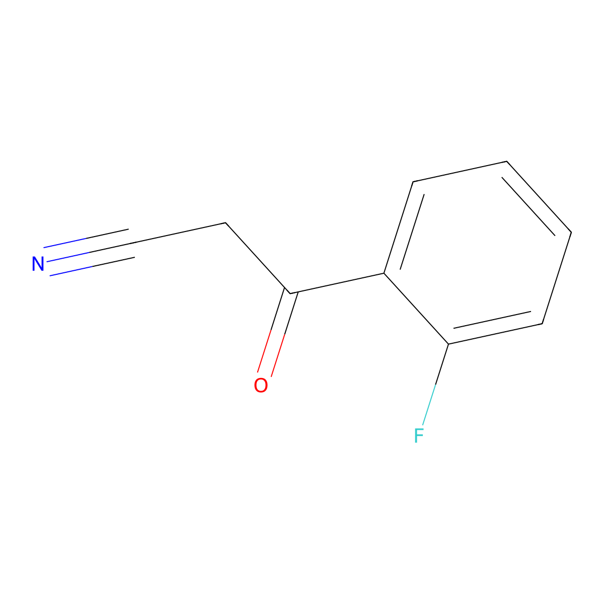 3-(2-Fluorophenyl)-3-oxopropanenitrile molecular structure, CAS 31915-26-1