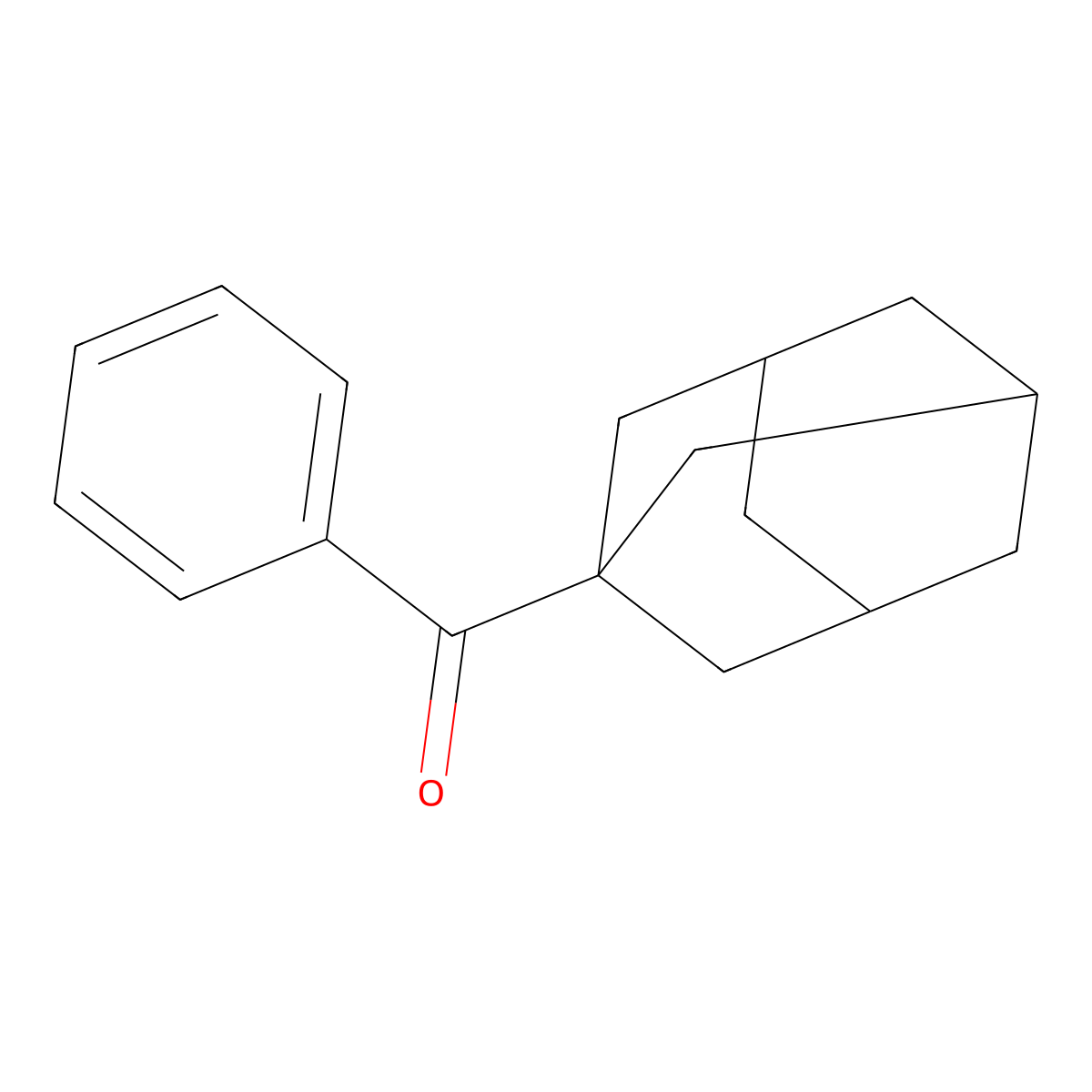 Adamantanyl phenyl ketone molecular structure, CAS 31919-47-8