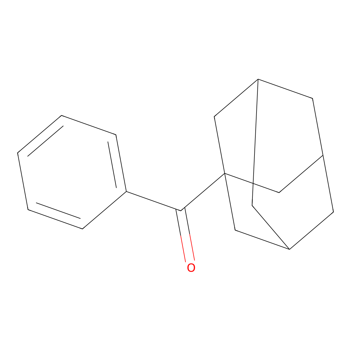 Adamantanyl phenyl ketone molecular structure, CAS 31919-47-8