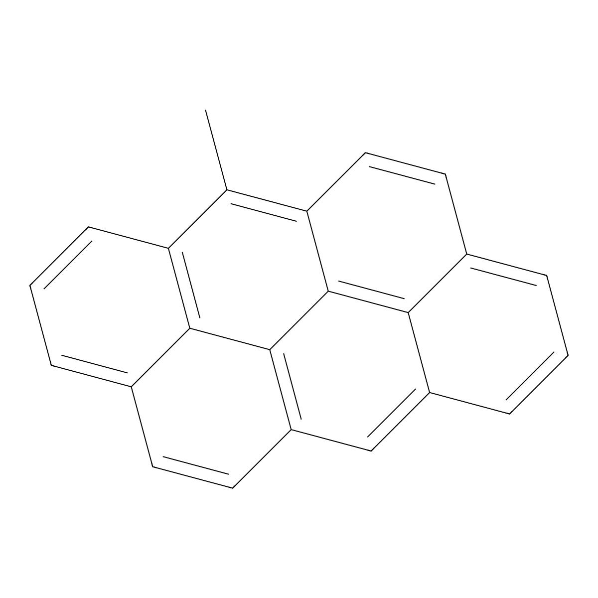 Dibenzo(def,mno)chrysene, 12-methyl- molecular structure, CAS 31927-64-7
