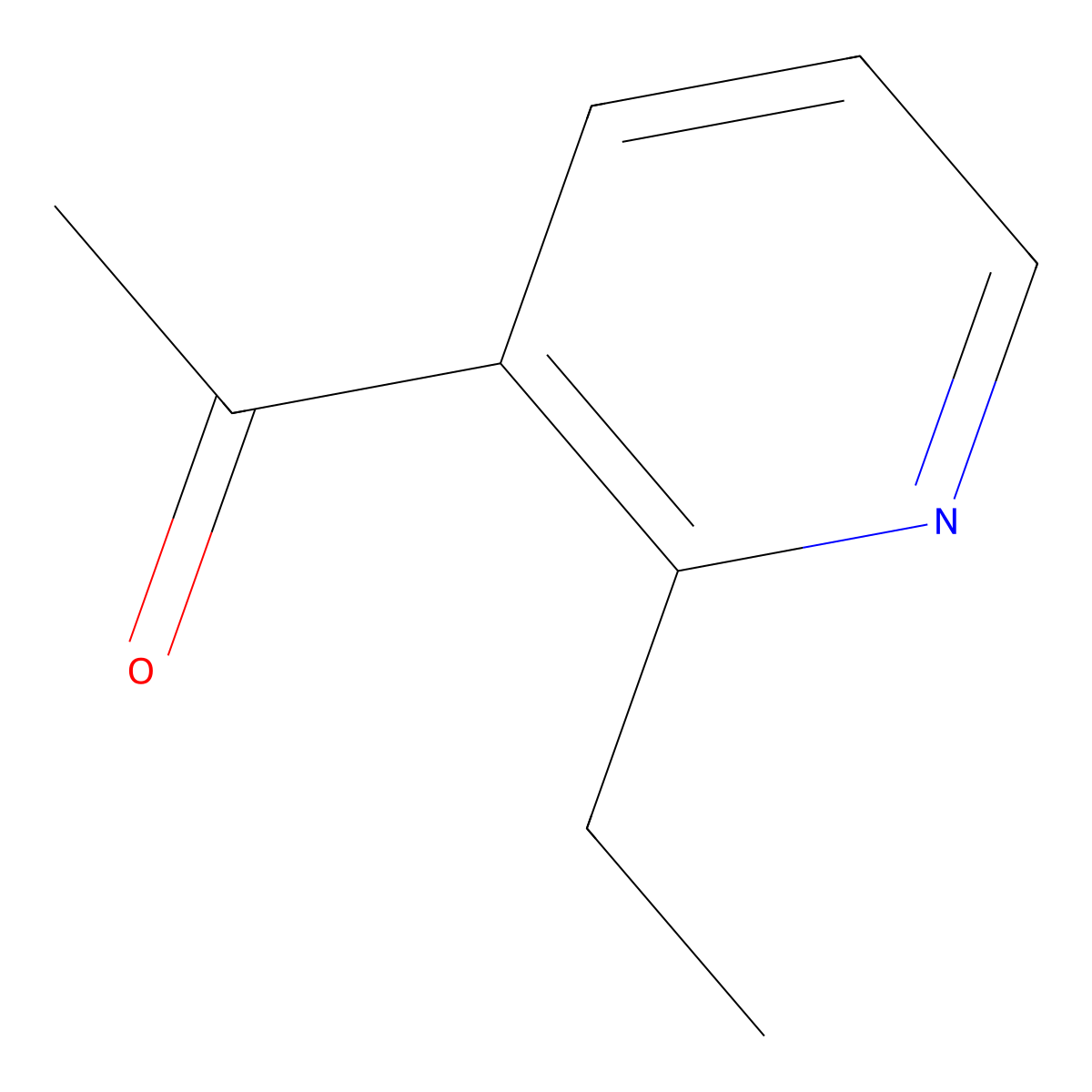 1-(2-Ethylpyridin-3-yl)ethanone molecular structure, CAS 31931-75-6
