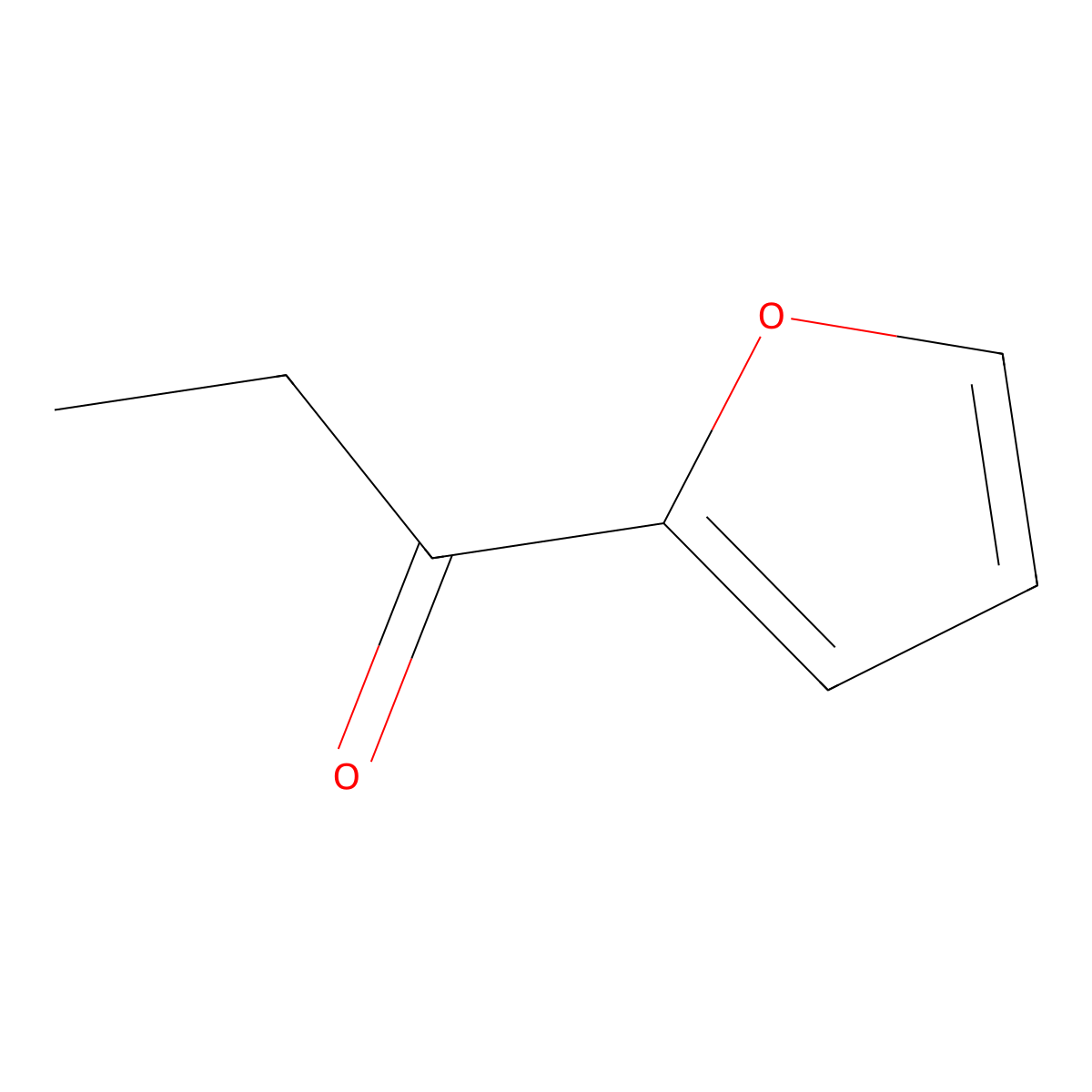 1-Propanone, 1-(2-furanyl)- molecular structure, CAS 3194-15-8