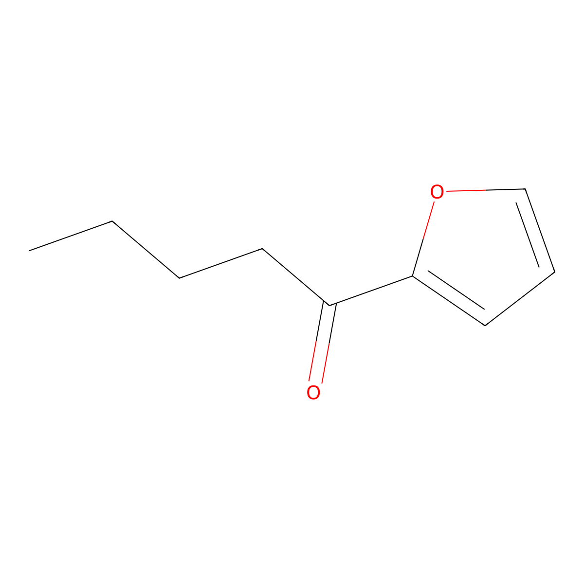 2-Pentanoylfuran molecular structure, CAS 3194-17-0