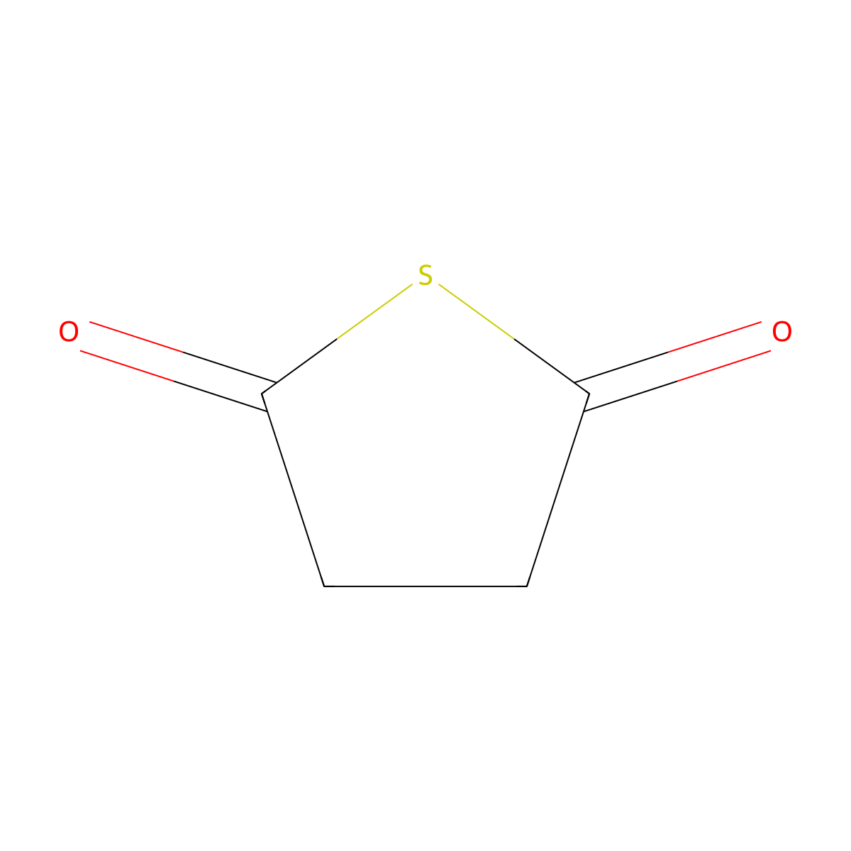 Thiolane-2,5-dione molecular structure, CAS 3194-60-3