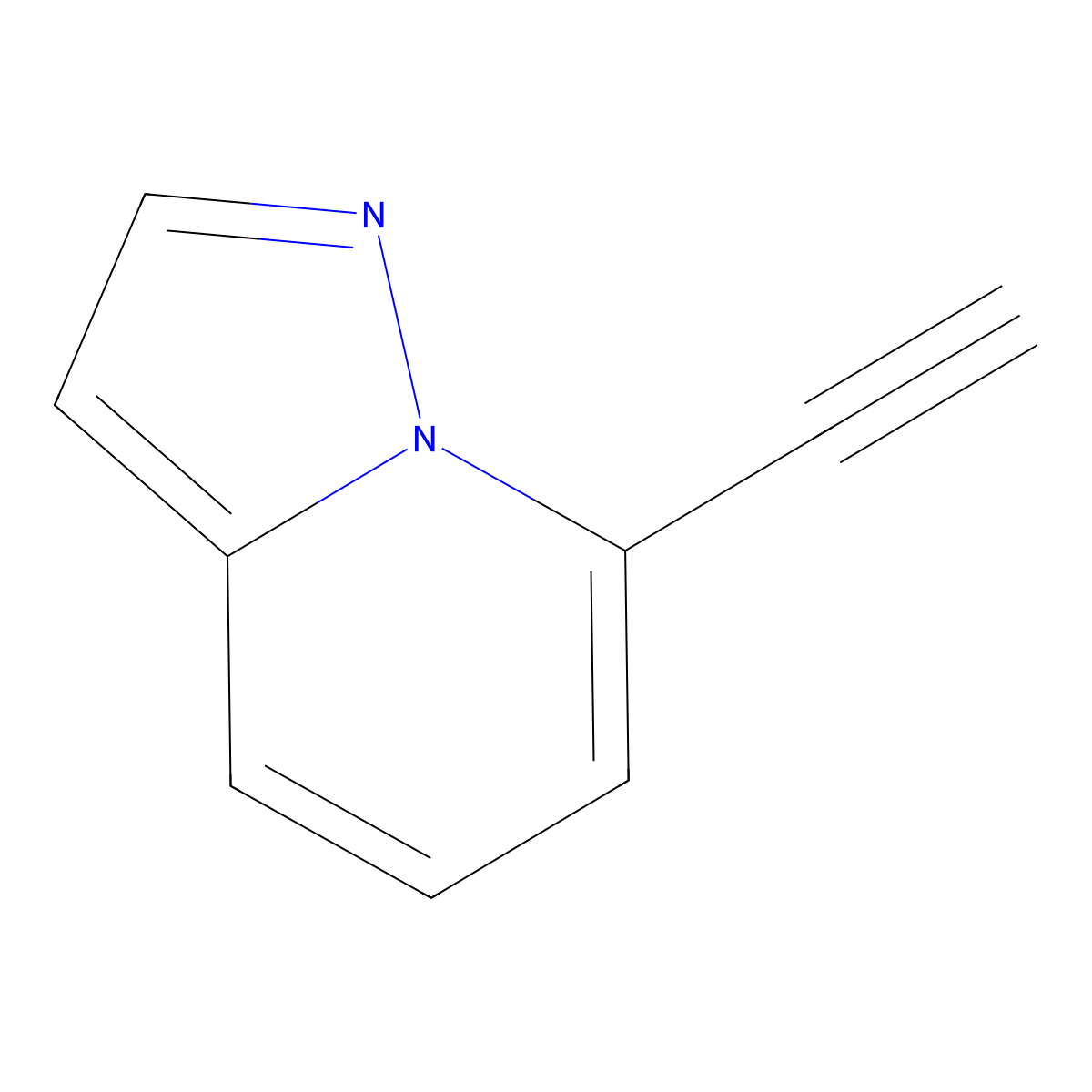 7-Ethynylpyrazolo[1,5-a]pyridine molecular structure, CAS 319432-33-2