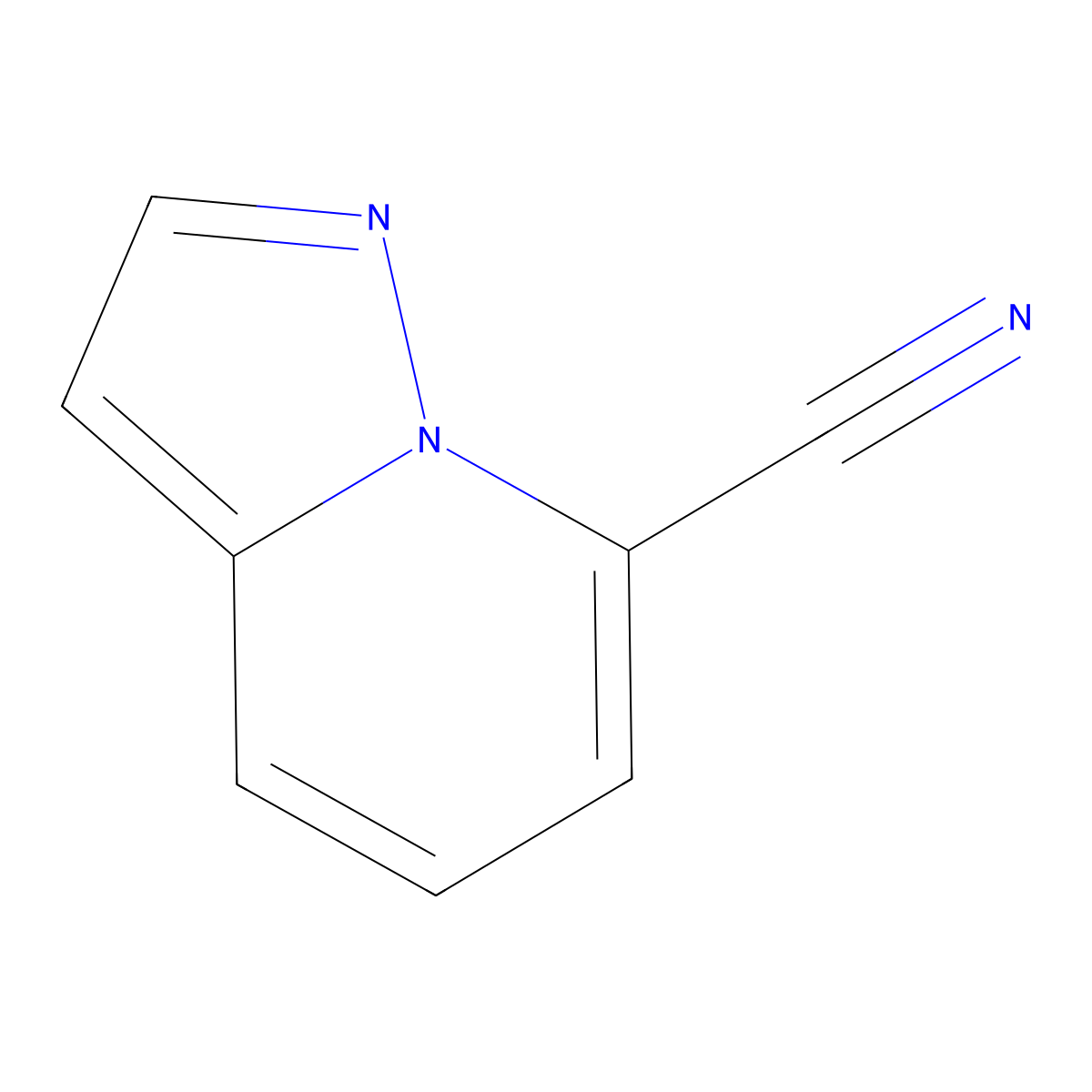 Pyrazolo[1,5-a]pyridine-7-carbonitrile molecular structure, CAS 319432-36-5