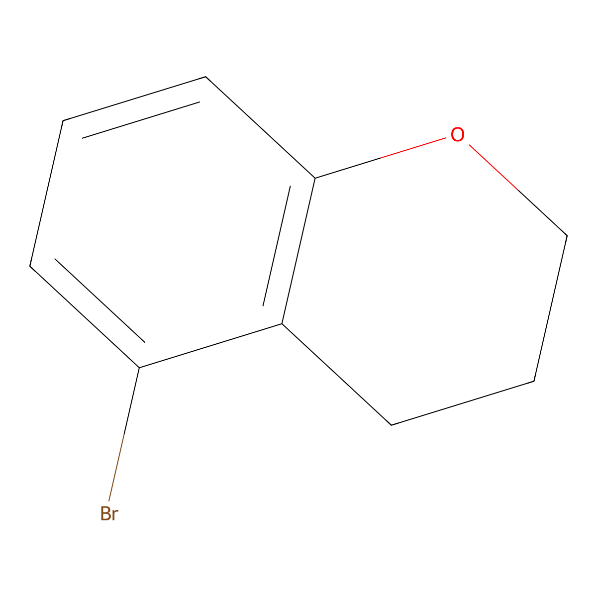 5-Bromochroman molecular structure, CAS 319478-14-3