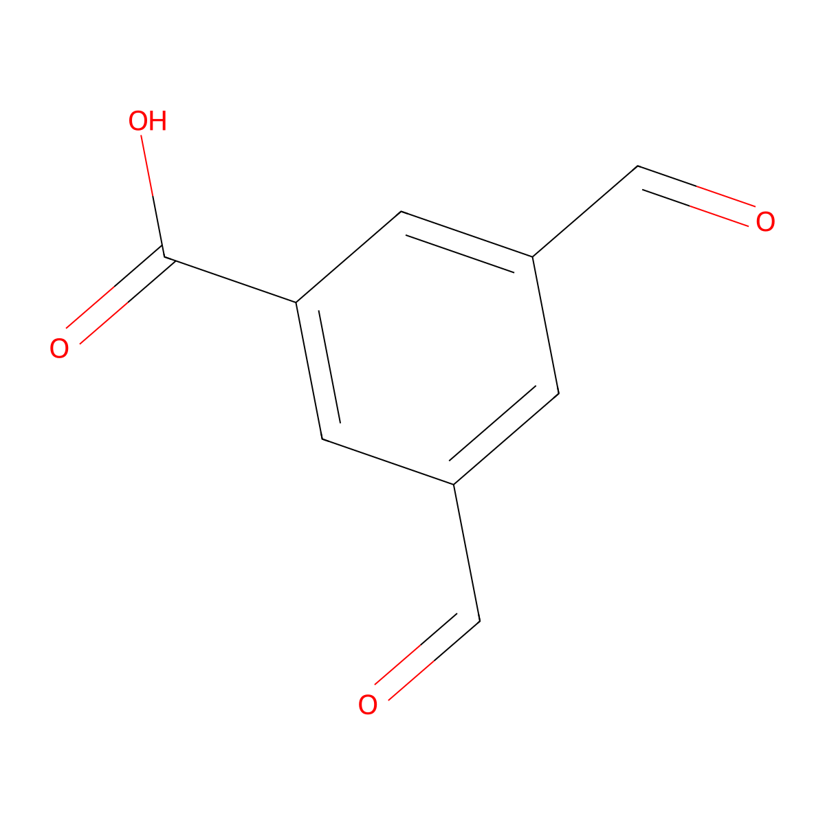 3,5-Diformylbenzoic acid molecular structure, CAS 319488-75-0