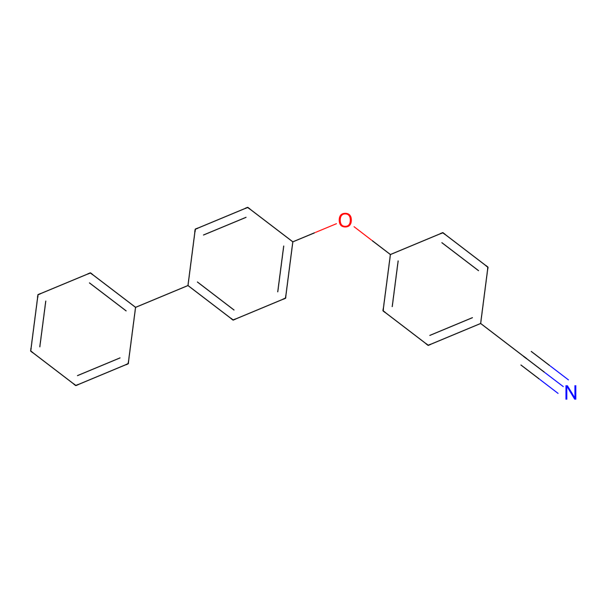 4-(Biphenyl-4-yloxy)benzonitrile molecular structure, CAS 319489-76-4
