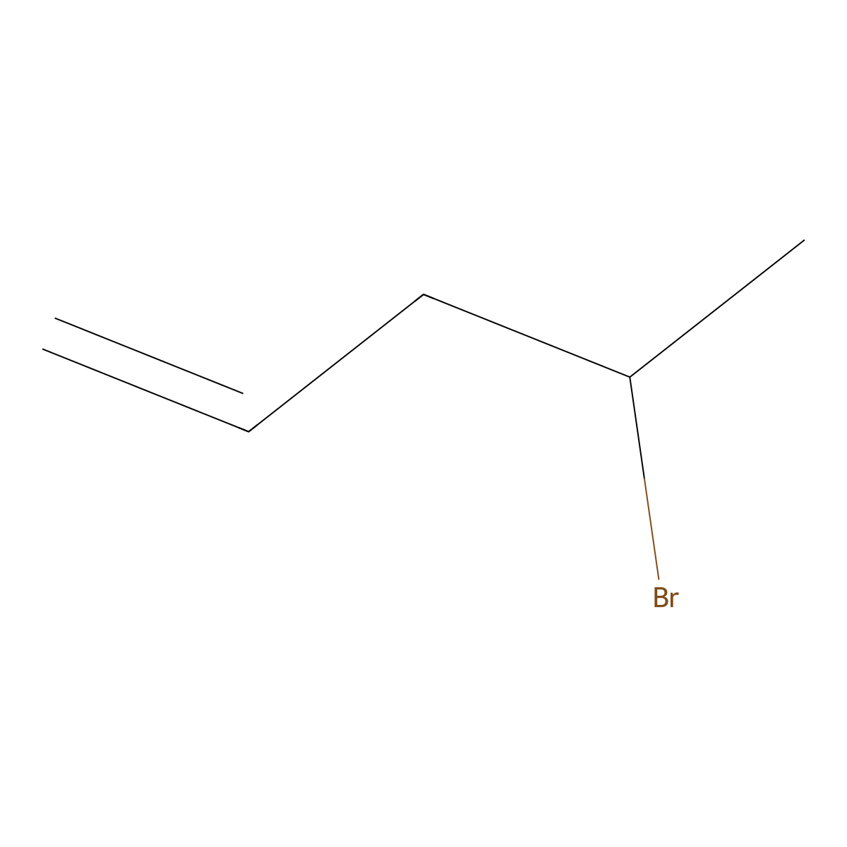 4-Bromopent-1-ene molecular structure, CAS 31950-56-8