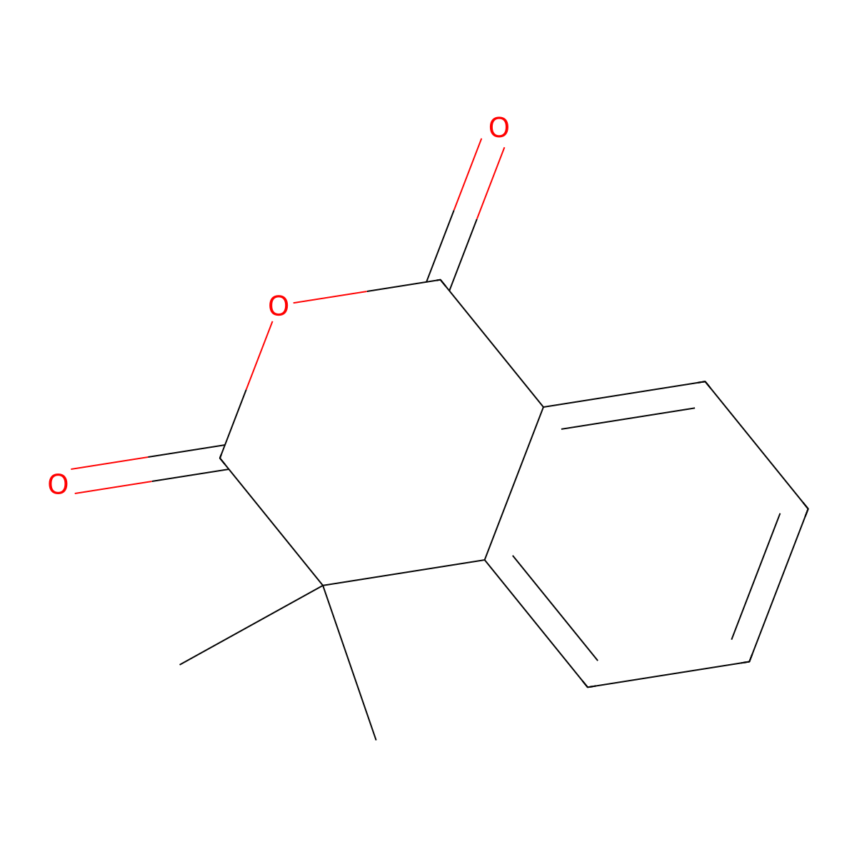 4,4-Dimethylisochroman-1,3-dione molecular structure, CAS 31952-55-3