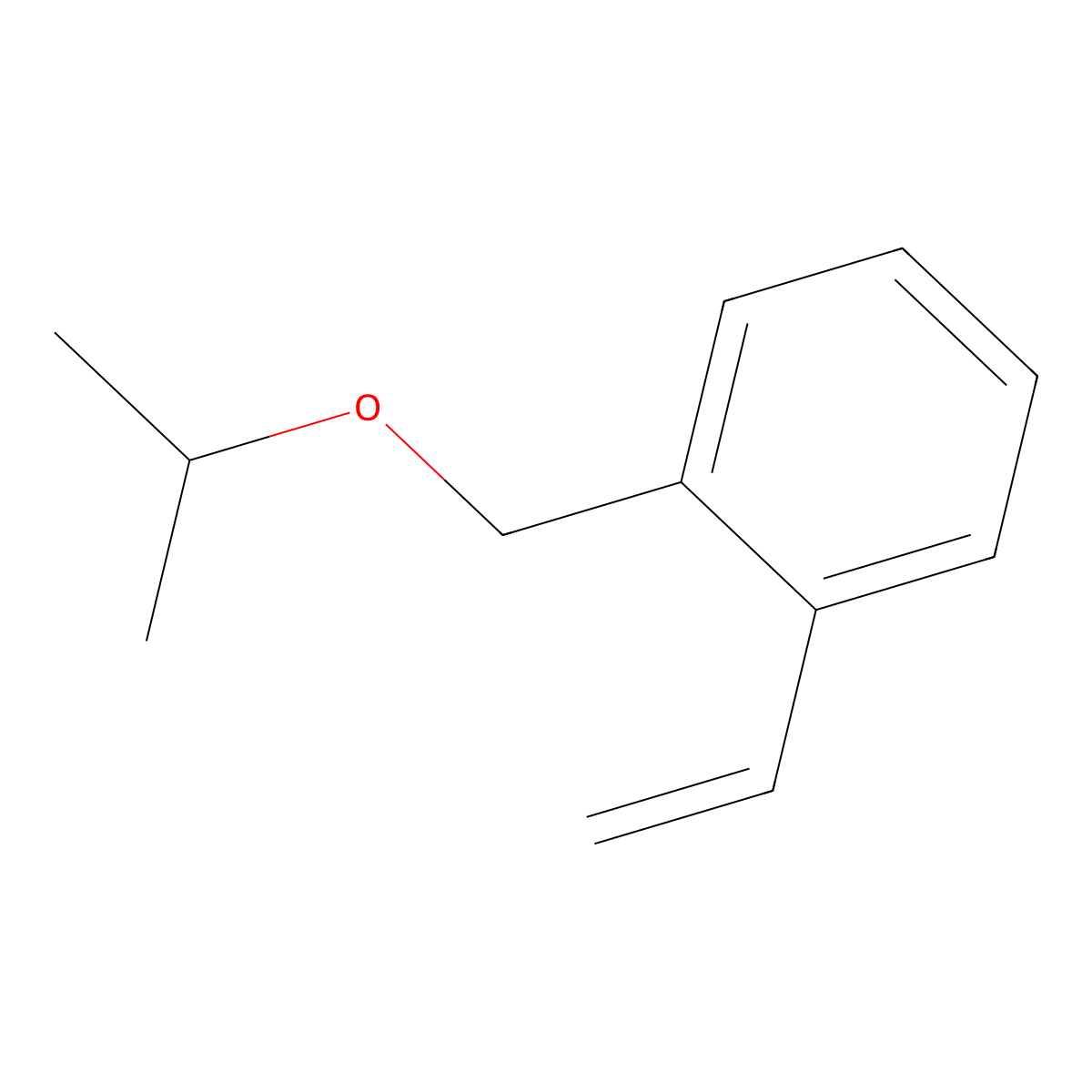 2-(Isopropoxymethyl)styrene molecular structure, CAS 31955-46-1