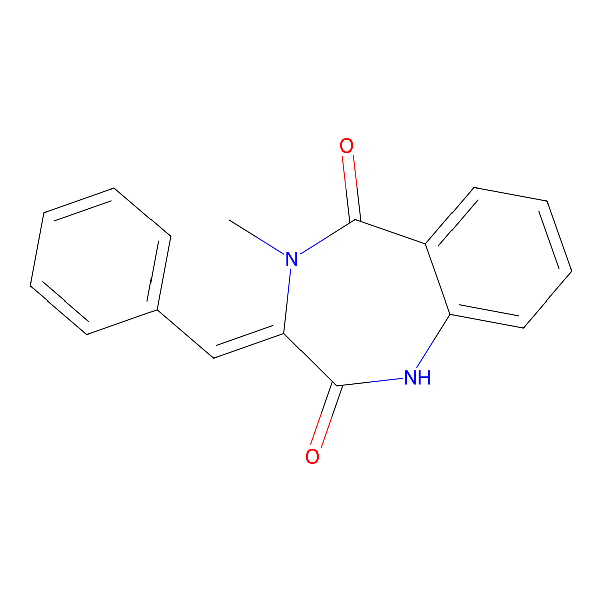 (E)-dehydrocyclopeptine molecular structure, CAS 31965-37-4