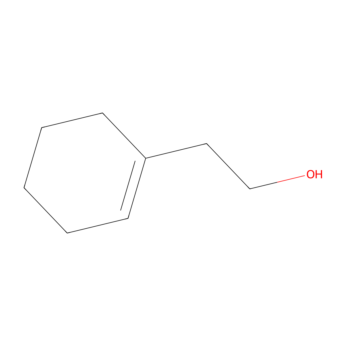 2-(Cyclohex-1-en-1-yl)ethan-1-ol molecular structure, CAS 3197-68-0