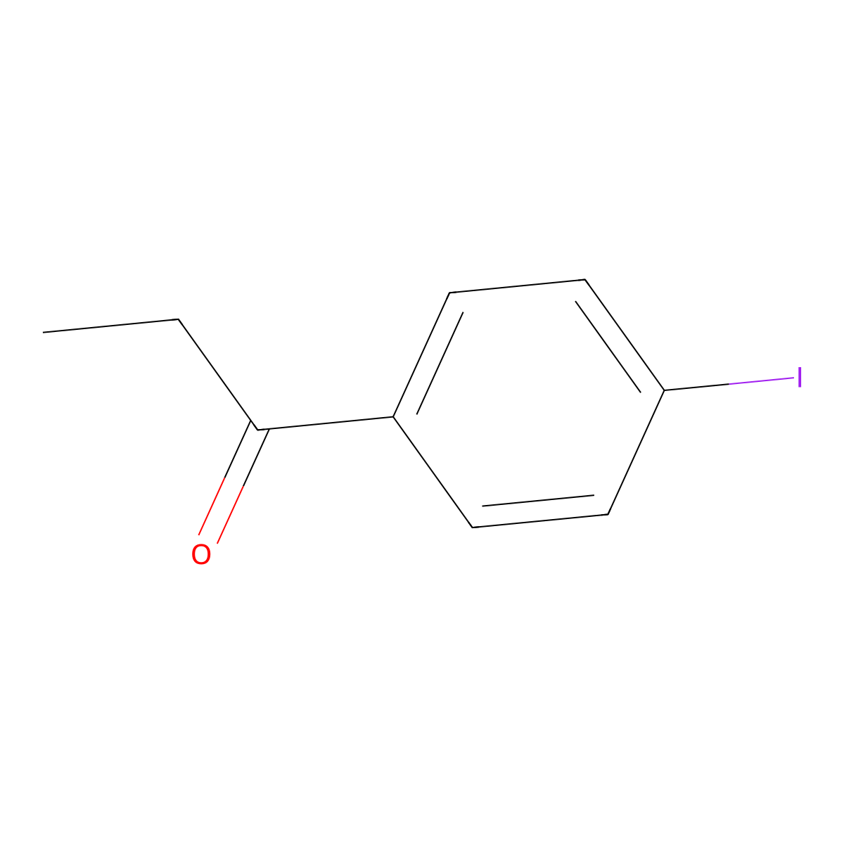 1-(4-Iodophenyl)propan-1-one molecular structure, CAS 31970-26-0