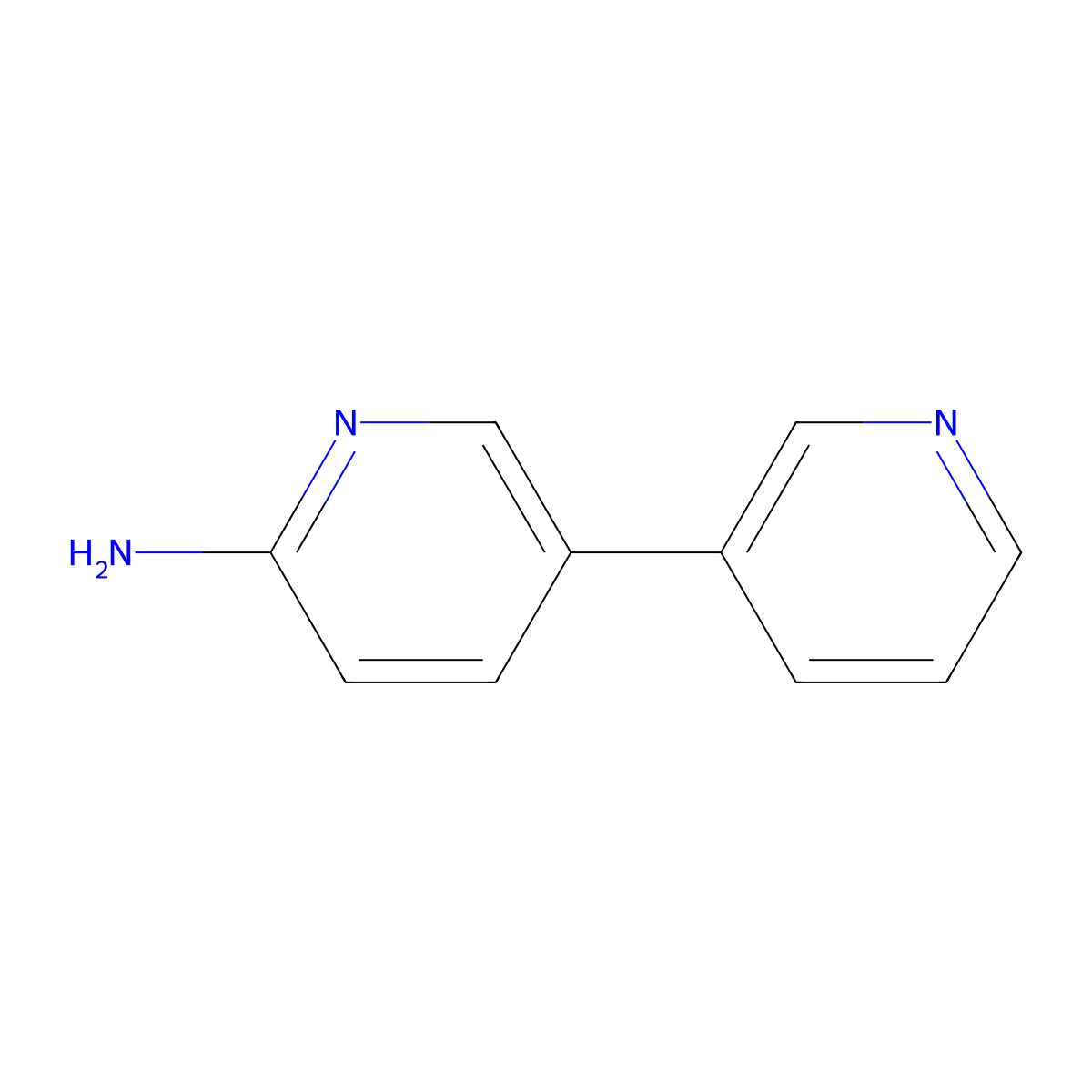 [3,3'-Bipyridin]-6-amine molecular structure, CAS 31970-30-6