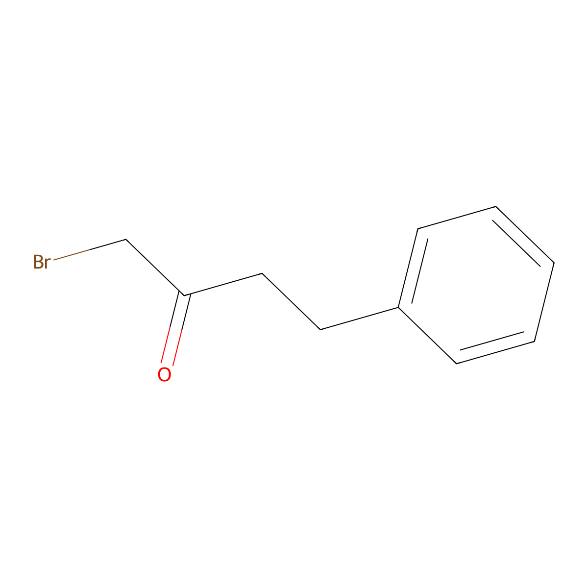 1-Bromo-4-phenylbutan-2-one molecular structure, CAS 31984-10-8