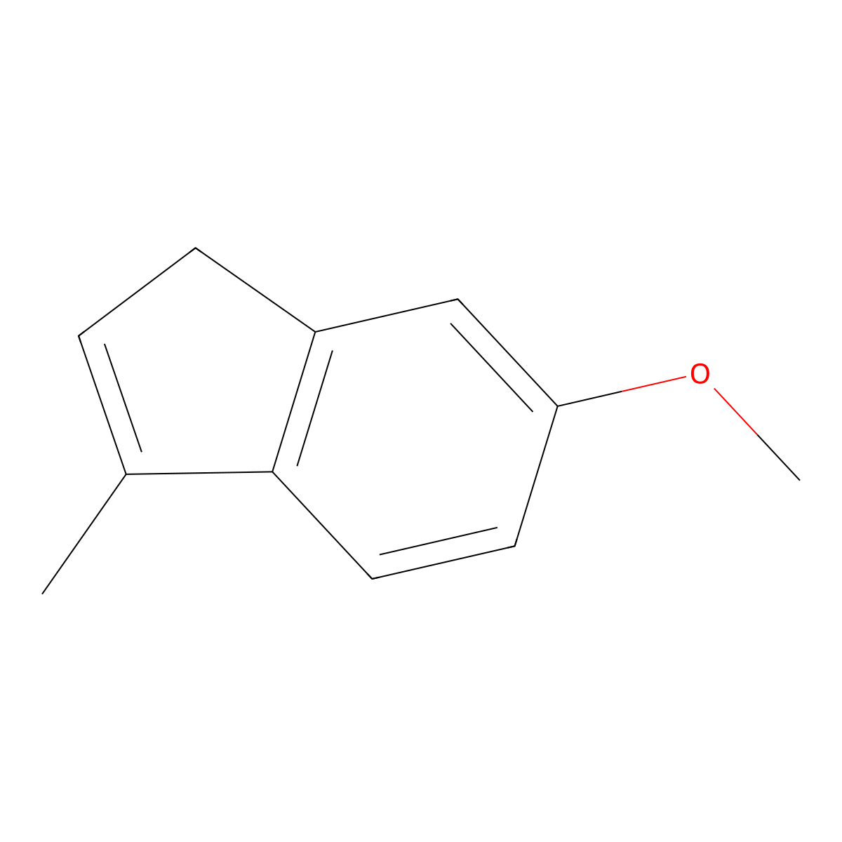 6-Methoxy-3-methyl-1H-indene molecular structure, CAS 3199-67-5