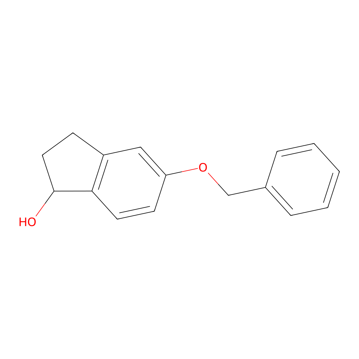 5-(Benzyloxy)-2,3-dihydro-1h-inden-1-ol molecular structure, CAS 3199-73-3