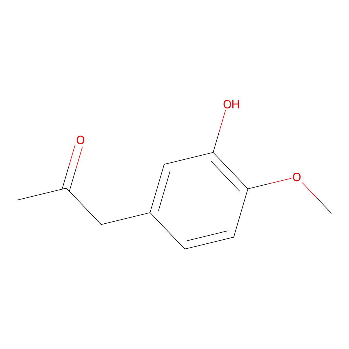 1-(3-Hydroxy-4-methoxyphenyl)propan-2-one molecular structure, CAS 319914-20-0