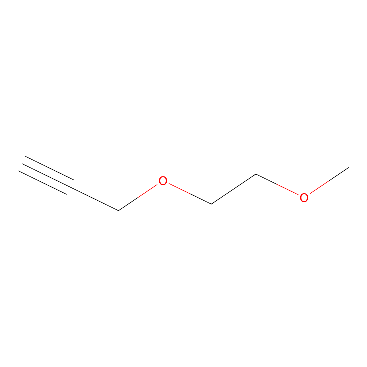 3-(2-Methoxyethoxy)prop-1-yne molecular structure, CAS 31995-08-1
