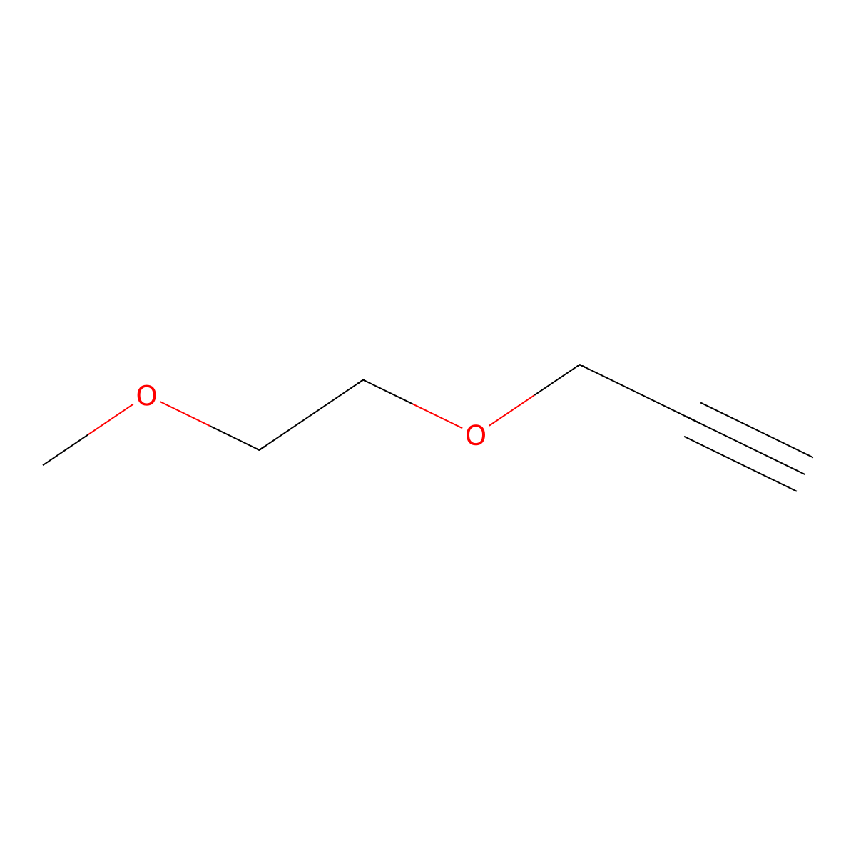 3-(2-Methoxyethoxy)prop-1-yne molecular structure, CAS 31995-08-1
