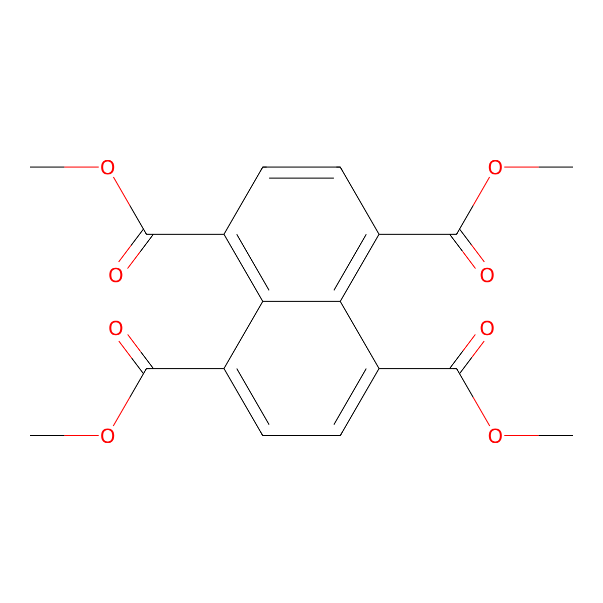 Naphthalene-1,4,5,8-tetracarboxylic acid tetramethyl ester molecular structure, CAS 31996-10-8