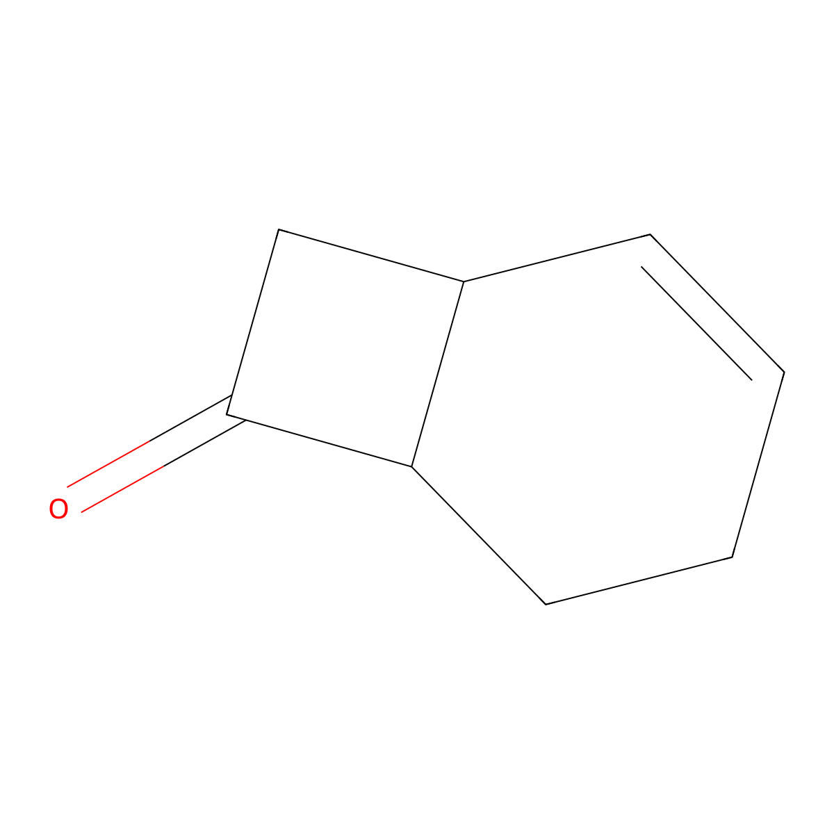 Bicyclo[4.2.0]oct-2-en-7-one molecular structure, CAS 31996-68-6