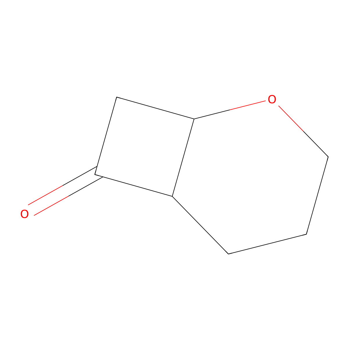 2-Oxabicyclo[4.2.0]octan-7-one molecular structure, CAS 31996-72-2