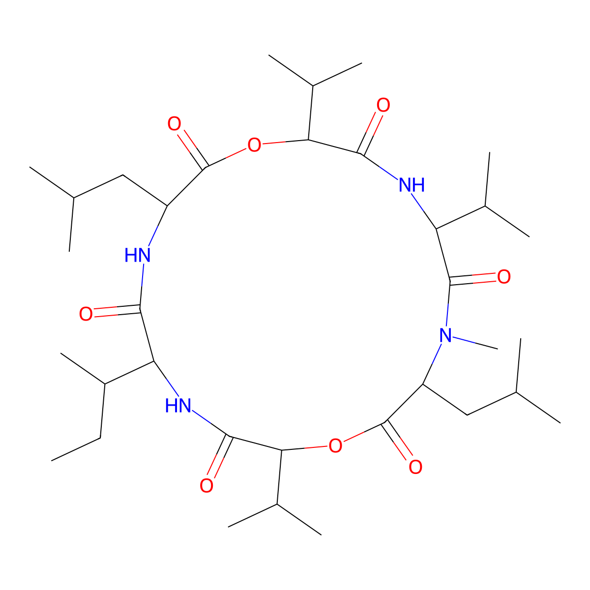 Sporidesmolide II molecular structure, CAS 3200-75-7