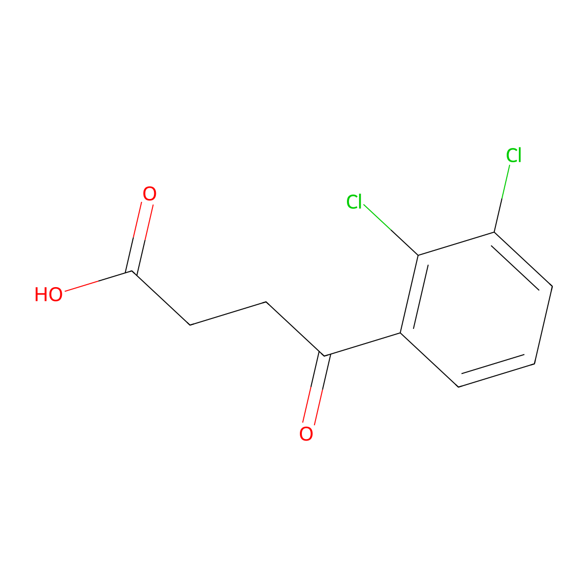 4-(2,3-Dichlorophenyl)-4-oxobutanoic acid molecular structure, CAS 32003-41-1