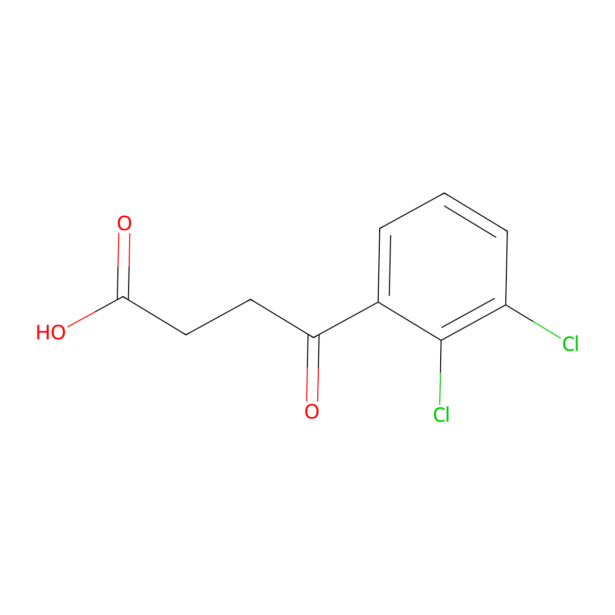 4-(2,3-Dichlorophenyl)-4-oxobutanoic acid molecular structure, CAS 32003-41-1