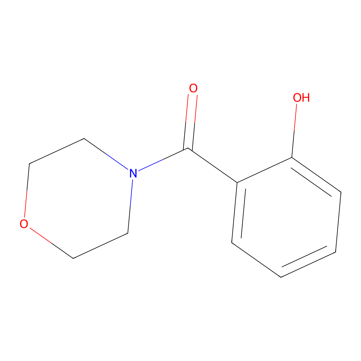 4-Salicyloylmorpholine molecular structure, CAS 3202-84-4