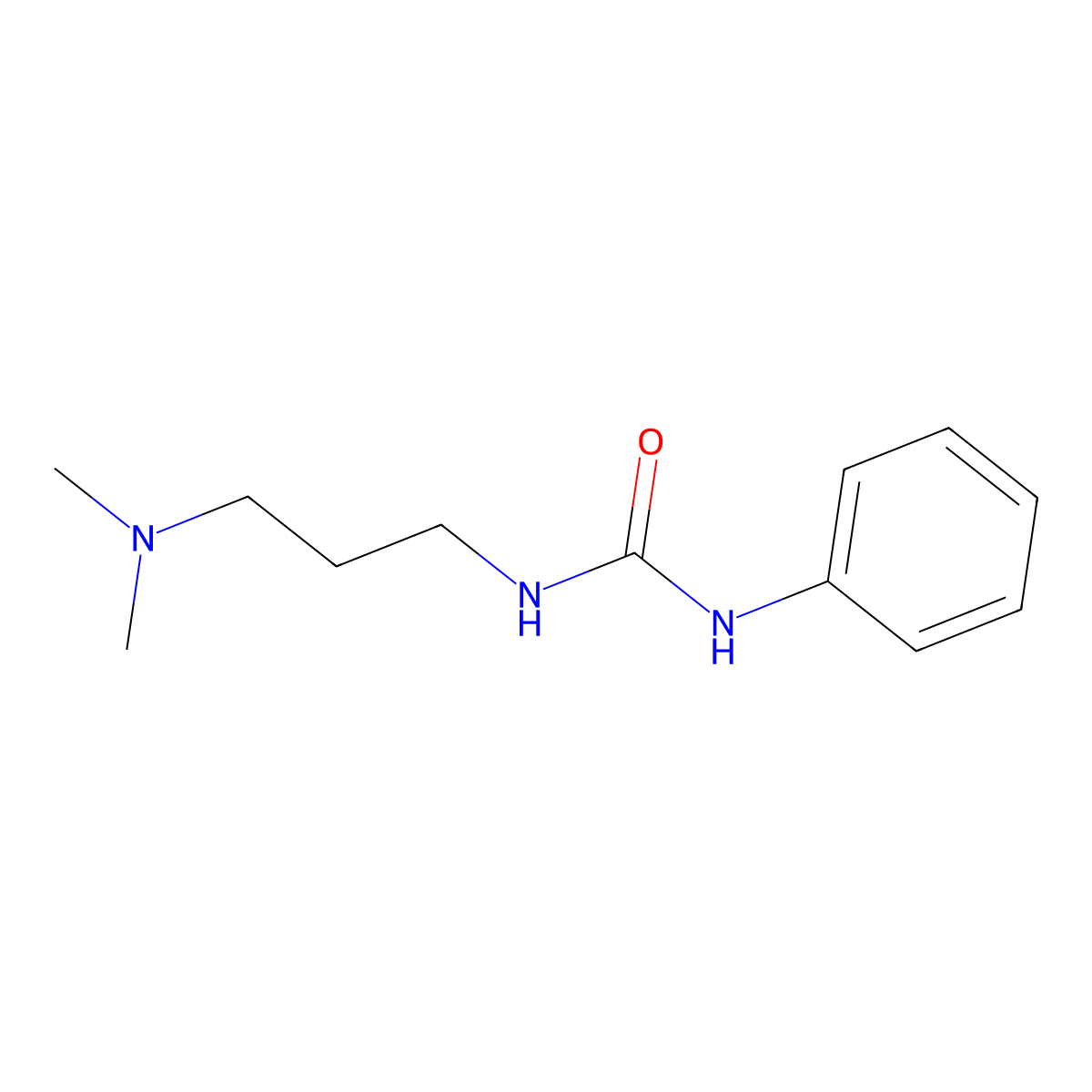 1-[3-(Dimethylamino)propyl]-3-phenylurea molecular structure, CAS 32022-55-2