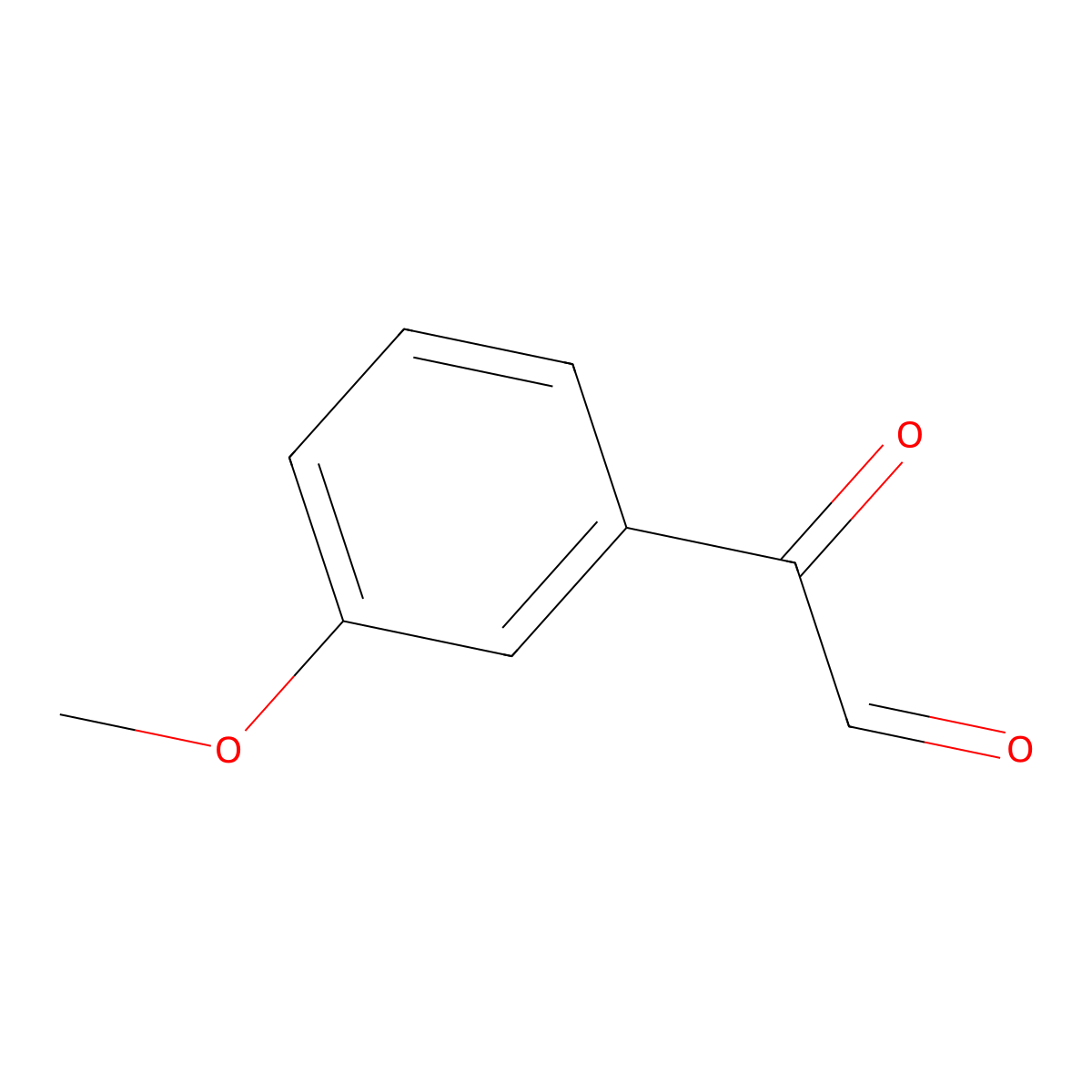 3-Methoxyphenylglyoxal molecular structure, CAS 32025-65-3
