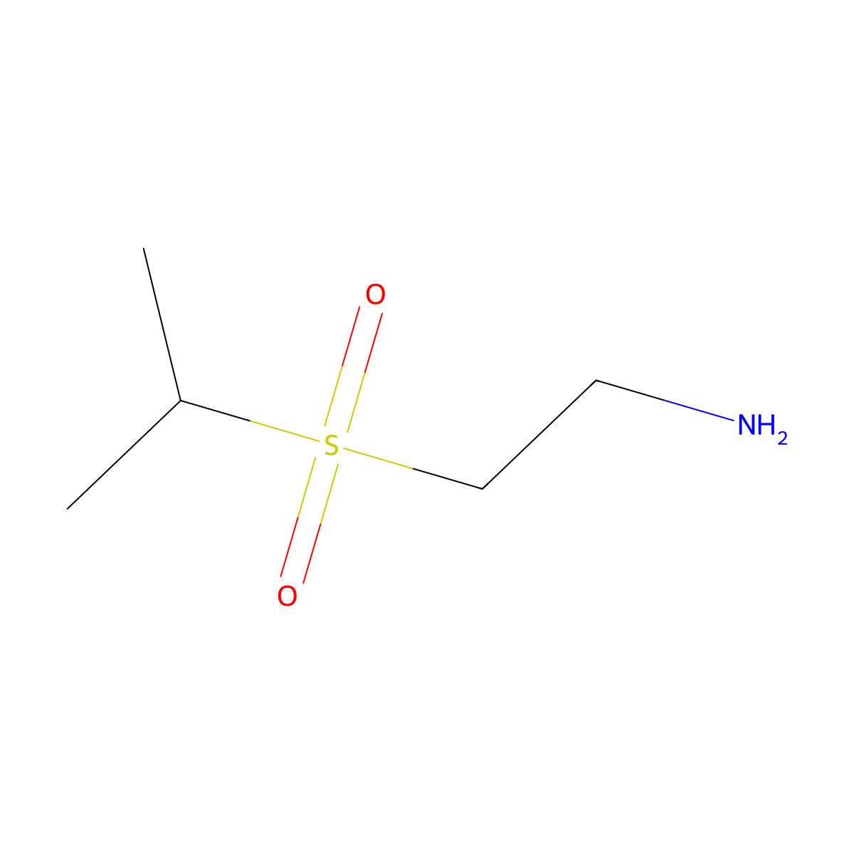 2-(Isopropylsulfonyl)ethanamine molecular structure, CAS 320337-16-4