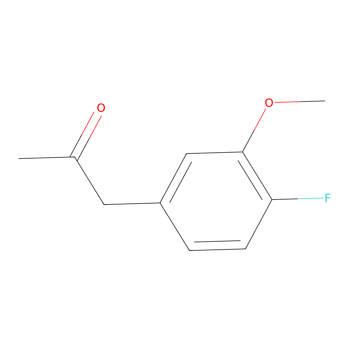 1-(4-Fluoro-3-methoxyphenyl)propan-2-one molecular structure, CAS 320338-98-5