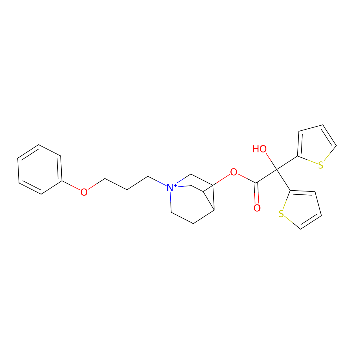 Aclidinium molecular structure, CAS 320345-99-1