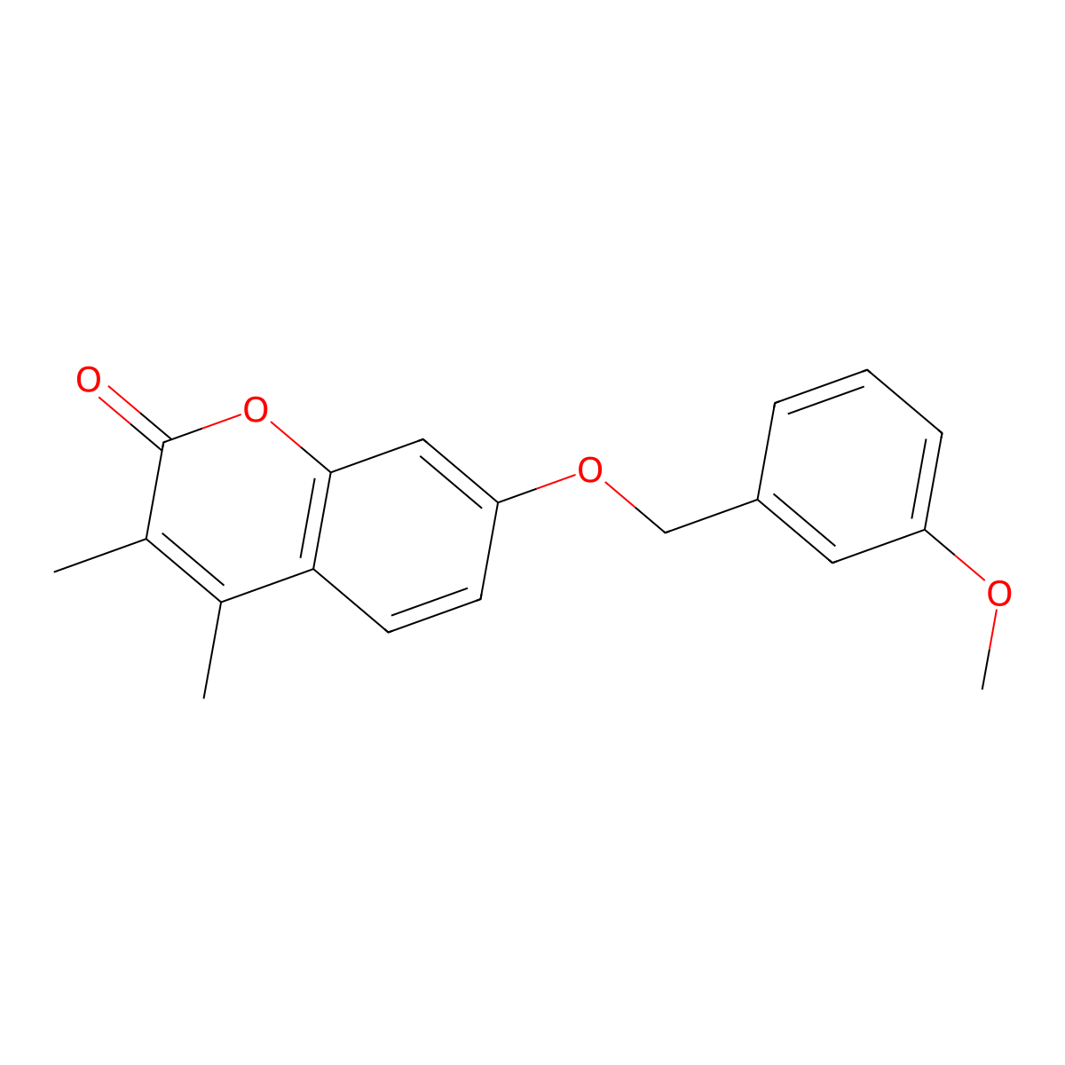 7-[(3-methoxybenzyl)oxy]-3,4-dimethyl-2H-chromen-2-one molecular structure, CAS 320350-87-6