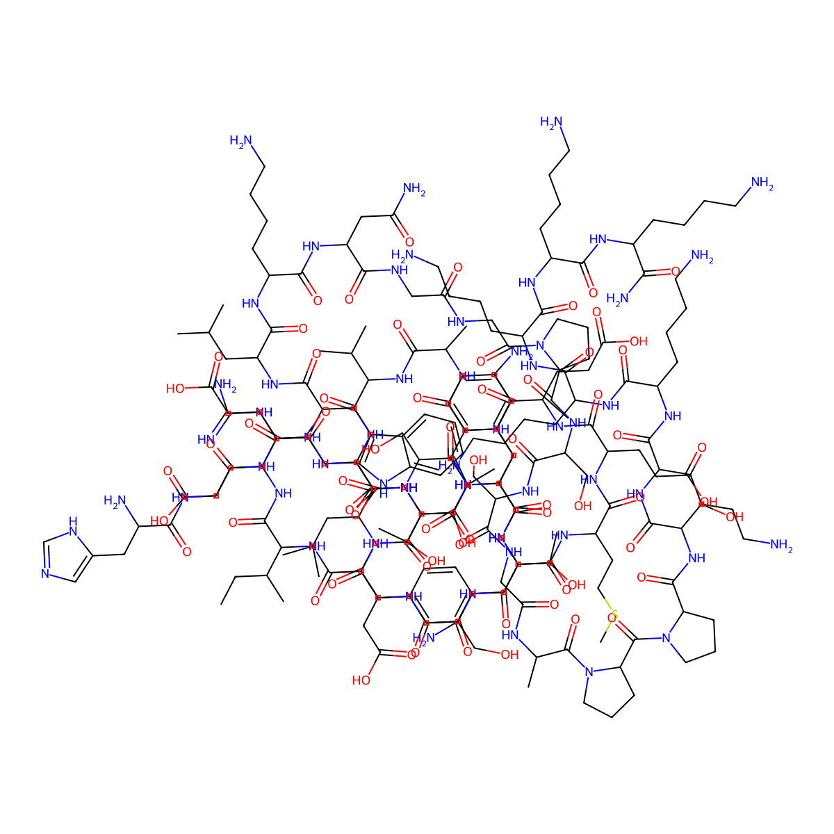 Lixisenatide Acetate molecular structure, CAS 320367-13-3
