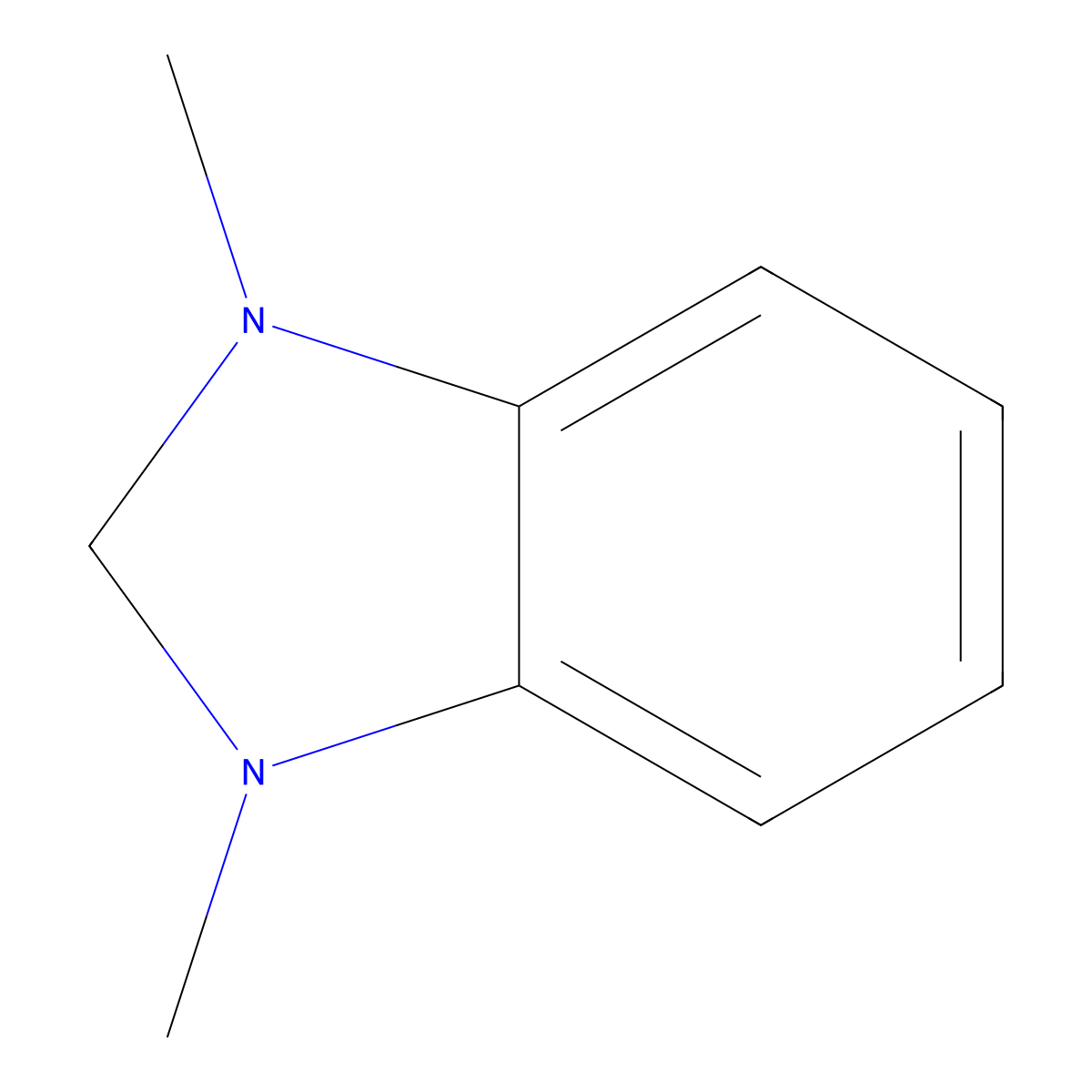 2,3-Dihydro-1,3-dimethyl-1H-benzimidazole molecular structure, CAS 3204-31-7