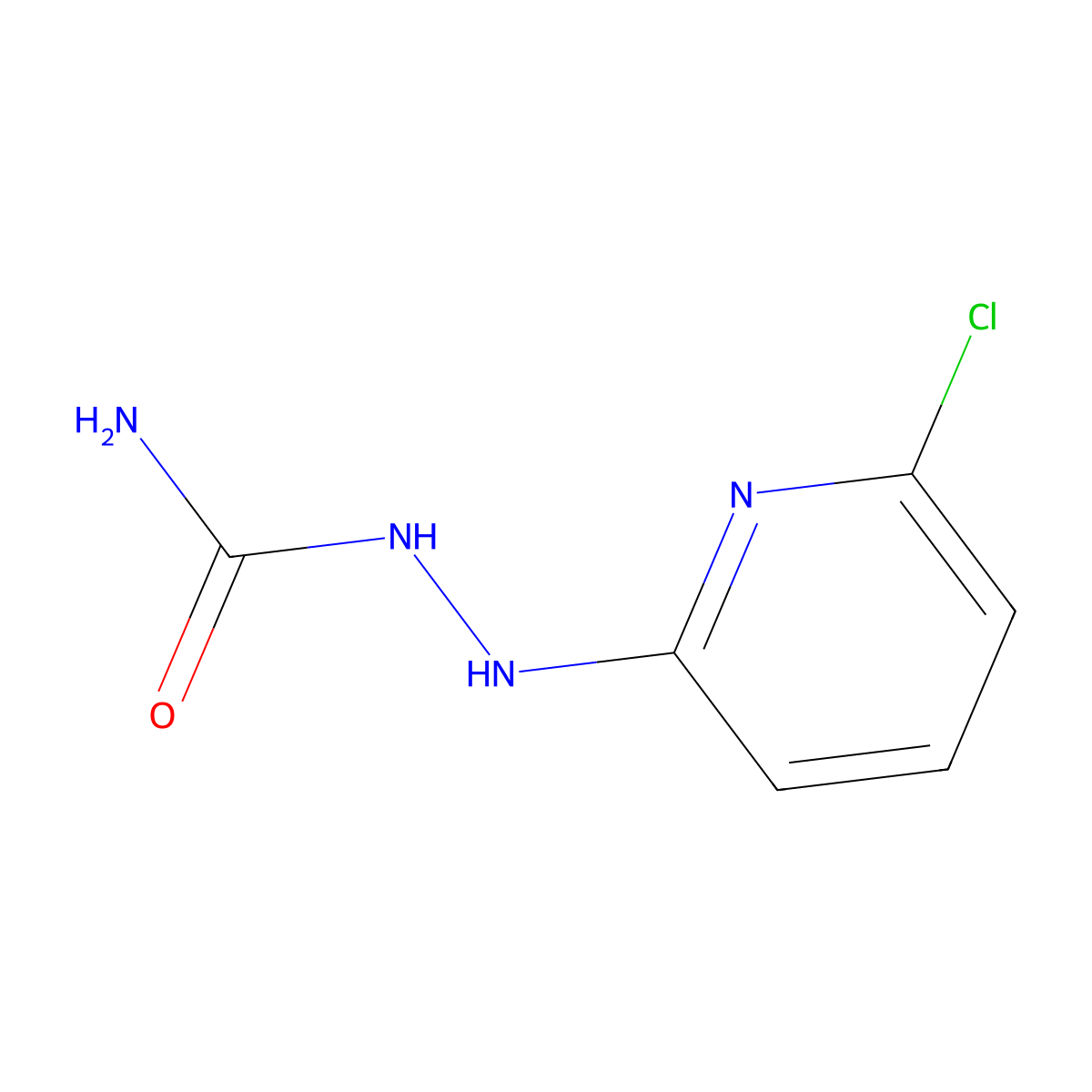2-(6-Chloro-2-pyridinyl)-1-hydrazinecarboxamide molecular structure, CAS 320415-91-6