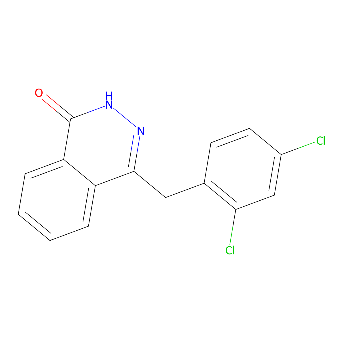 4-[(2,4-Dichlorophenyl)methyl]-1(2H)-phthalazinone molecular structure, CAS 320417-77-4