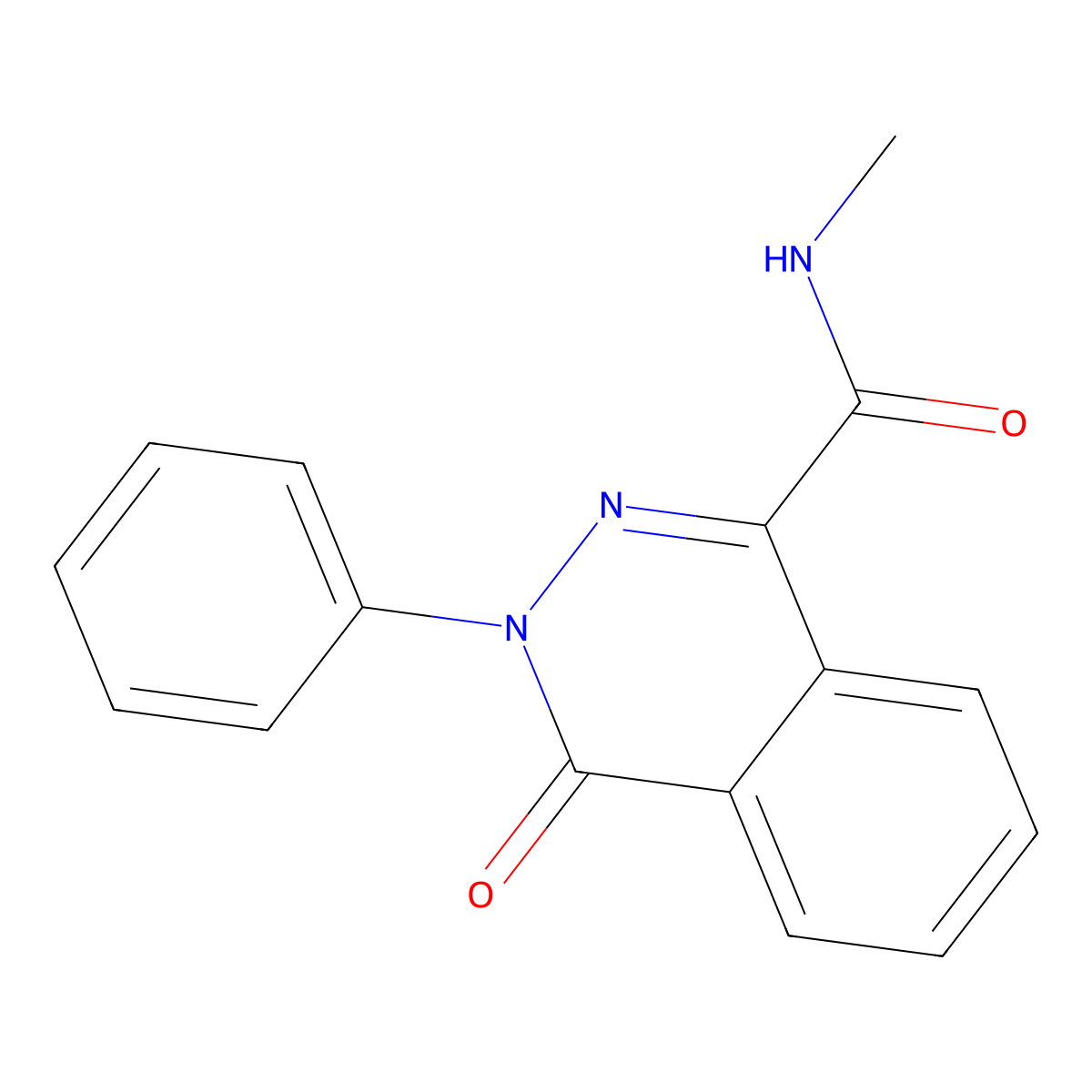 N-methyl-4-oxo-3-phenyl-3,4-dihydro-1-phthalazinecarboxamide molecular structure, CAS 320417-94-5