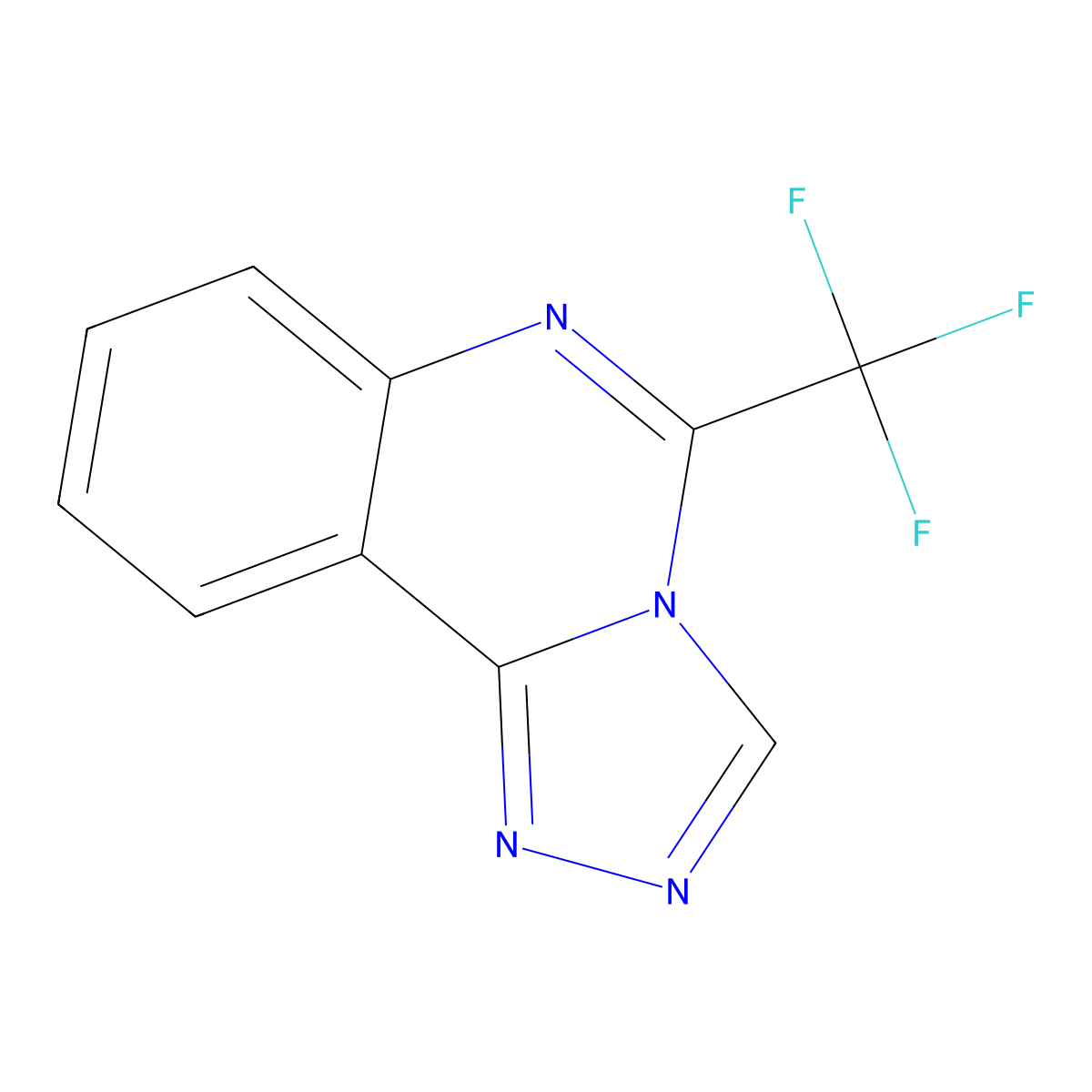 5-(Trifluoromethyl)-[1,2,4]triazolo[4,3-c]quinazoline molecular structure, CAS 320421-82-7