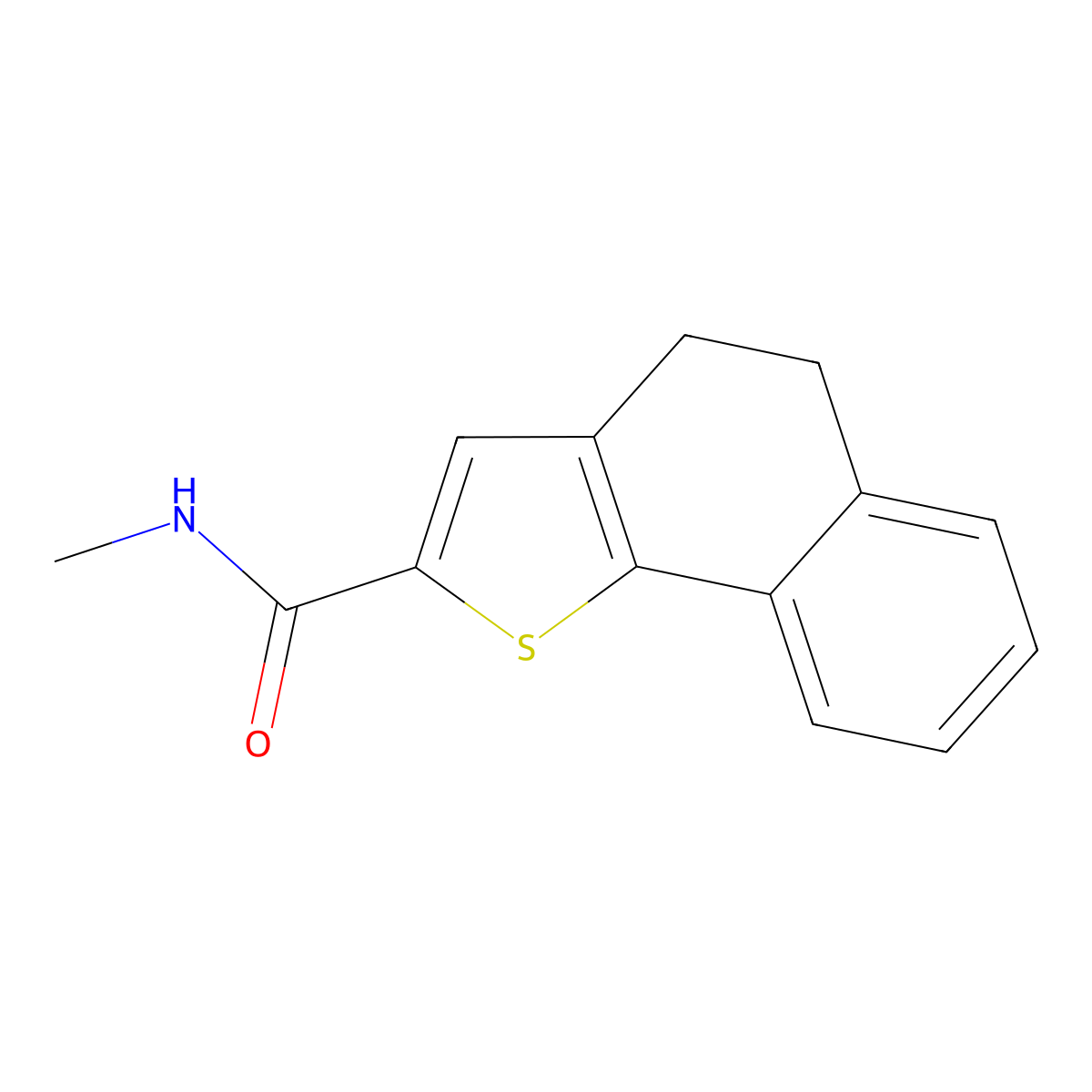 N-methyl-4,5-dihydronaphtho[1,2-b]thiophene-2-carboxamide molecular structure, CAS 320424-03-1