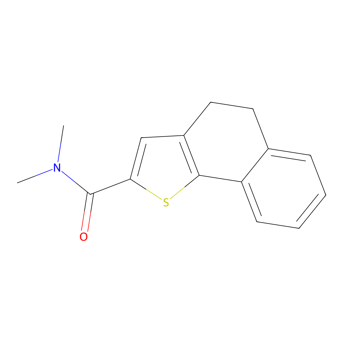N,N-dimethyl-4,5-dihydronaphtho[1,2-b]thiophene-2-carboxamide molecular structure, CAS 320424-04-2