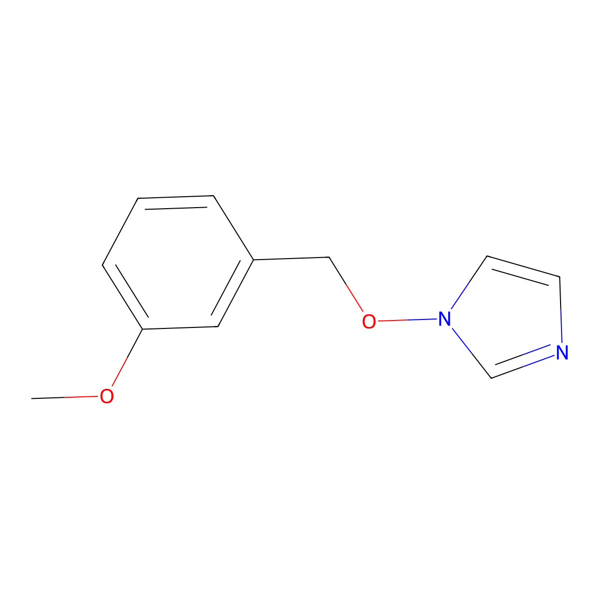 1-[(3-methoxybenzyl)oxy]-1H-imidazole molecular structure, CAS 320424-34-8