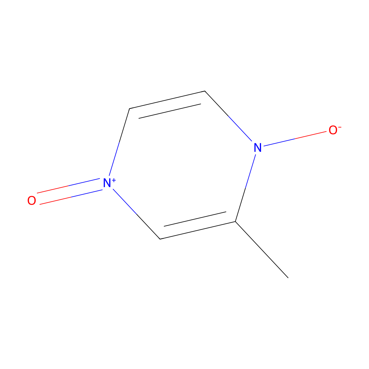 2-Methylpyrazine 1,4-dioxide molecular structure, CAS 32046-26-7